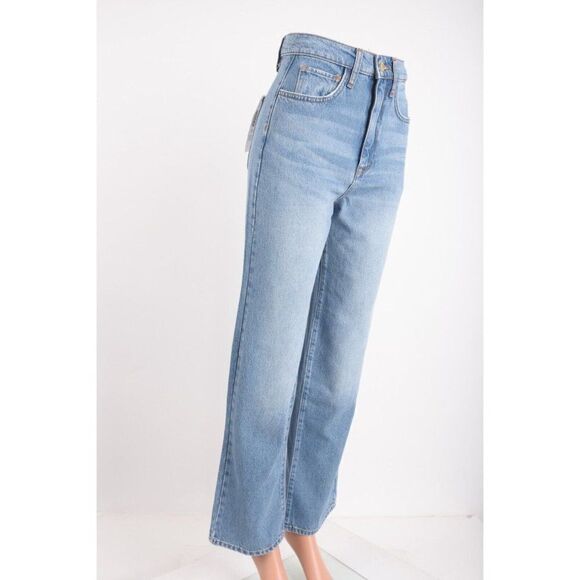 Triarchy Womens Ms Triarchy Jeans Cinched High Rise Straight Sz 24 Light indigo - Picture 3 of 7